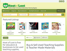 Tablet Screenshot of hootofloot.com